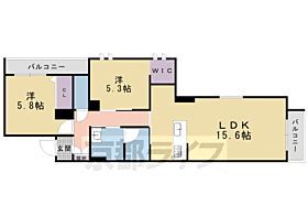 京都府京都市下京区西洞院通六条下る西側町（賃貸マンション2LDK・2階・65.33㎡） その2