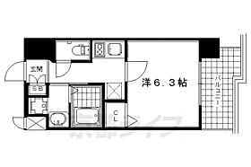 京都府京都市下京区岩上通高辻下る吉文字町（賃貸マンション1K・9階・22.68㎡） その2