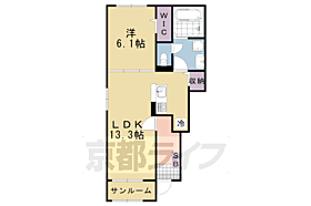 ＫＴ南丹 102 ｜ 京都府南丹市園部町木崎町（賃貸アパート1LDK・1階・50.01㎡） その2