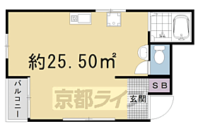 西京極みのりビル 301 ｜ 京都府京都市右京区西京極前田町（賃貸アパート1R・3階・25.50㎡） その2