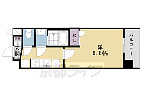 京都府京都市下京区西七条石井町（賃貸マンション1K・7階・23.40㎡） その2