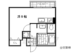 ＣＡＳＡ　ＧＲＡＮ　洛西 217 ｜ 京都府京都市右京区西院西貝川町（賃貸マンション1R・2階・27.50㎡） その2