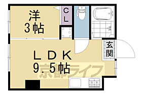 花園ビル 402 ｜ 京都府京都市右京区花園伊町（賃貸マンション1LDK・4階・27.00㎡） その2