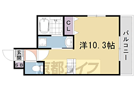 カミューレメリーランス 102 ｜ 京都府京都市右京区西院太田町（賃貸マンション1R・1階・25.49㎡） その2