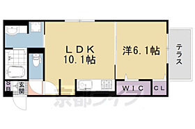 ソーニョ西京極 103 ｜ 京都府京都市右京区西京極殿田町（賃貸アパート1LDK・1階・39.77㎡） その2