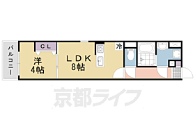 京都府長岡京市長岡1丁目（賃貸アパート1LDK・3階・32.15㎡） その2