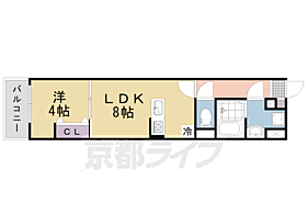 京都府長岡京市長岡1丁目（賃貸アパート1LDK・1階・32.15㎡） その2