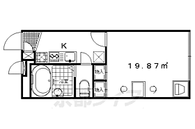 京都府京都市南区久世上久世町（賃貸アパート1K・1階・19.87㎡） その2