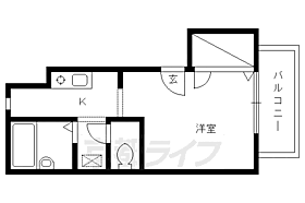 ぱんぷきんハウス 107 ｜ 京都府京都市右京区花園木辻南町（賃貸アパート1K・1階・21.98㎡） その2