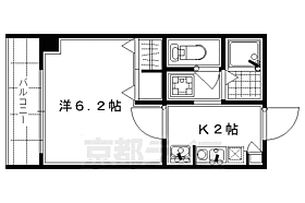 ＳＯＵＴＨ　ＰＯＩＮＴ　ＨＯＵＳＥＮ 502 ｜ 京都府京都市南区東九条北烏丸町（賃貸マンション1K・5階・19.62㎡） その2