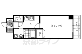 Ｇｒａｎｄ　Ｅ’ｔｅｒｎａ　京都西京極 1605 ｜ 京都府京都市右京区西京極畔勝町（賃貸マンション1K・6階・24.25㎡） その2