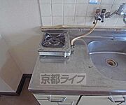 1口コンロ設置可能です。