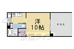 ドマーニ 1階1Kの間取り