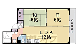 ＮＳＯ−1 3階2LDKの間取り