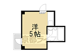 コーポ東代 ワンルームの間取図画像