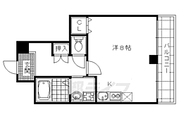 ネオコーポ住吉 3階ワンルームの間取り