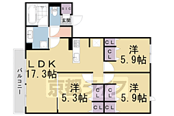 間取図画像 3LDK