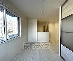 阪急京都本線 西院駅 徒歩17分の賃貸アパート 3階2LDKのリビング/ダイニング