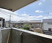 バルコニーからの景色です。