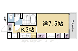 リブリ・ひだまり 1Kの間取図画像