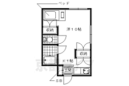 クレセント久津川 2階/202