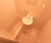 お風呂に洗面台が付いています。