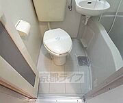 清潔感のあるトイレです。