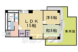 シャリマー西高瀬 2LDKの間取図画像