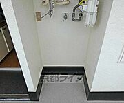 洗濯機置き場です
