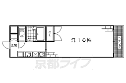 メゾン・ド・プレミール 1Kの間取図画像
