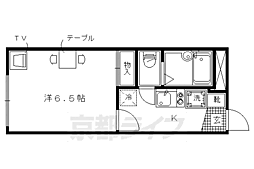 レオパレス伸和 1Kの間取図画像