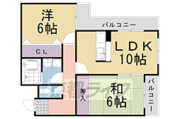 メゾンプルミエール桂 4階/-