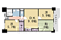 桂川ハイツ1号館9階13.6万円