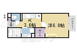 Blezio13 1Kの間取図画像