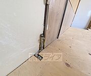 納戸にガス栓があります。