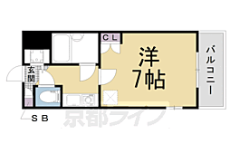 パル大久保 1Kの間取図画像