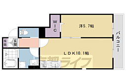 ユアメゾン梅津北 1LDKの間取図画像