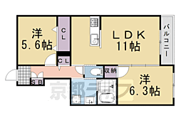 ベレオ桂 1階