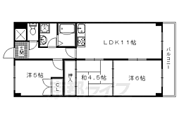 ノースウェーブ北山 3LDKの間取図画像