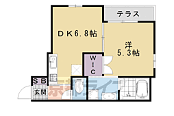 ピアハウス 1DKの間取図画像