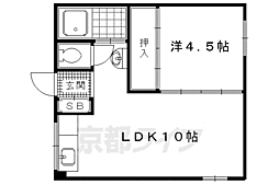 ニュー北山ビル 1LDKの間取図画像