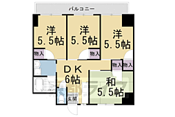 東和ハイツ本館 4DKの間取図画像