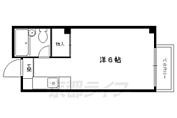 川上ハイツ 1Kの間取図画像