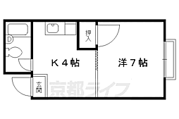 コーポ比加里 2階/2-D