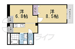 西大路御池ハイツ・イチキ 2階/205