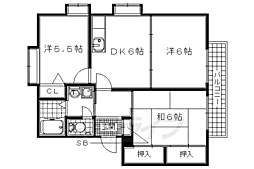 ウエストサイドタウン 1階/B103