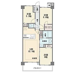 パレステージ日吉さくらが丘 3LDKの間取図画像