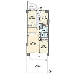 ソフィア調布染地公園 3LDKの間取図画像
