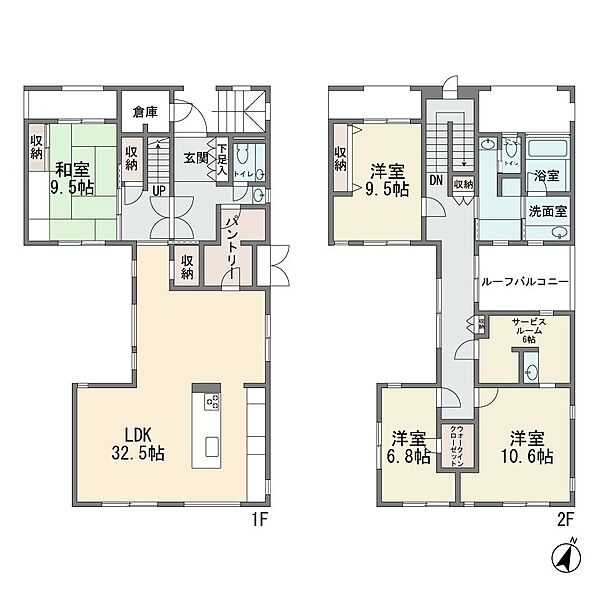 間取りを拡大表示