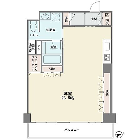 1R 間取り
